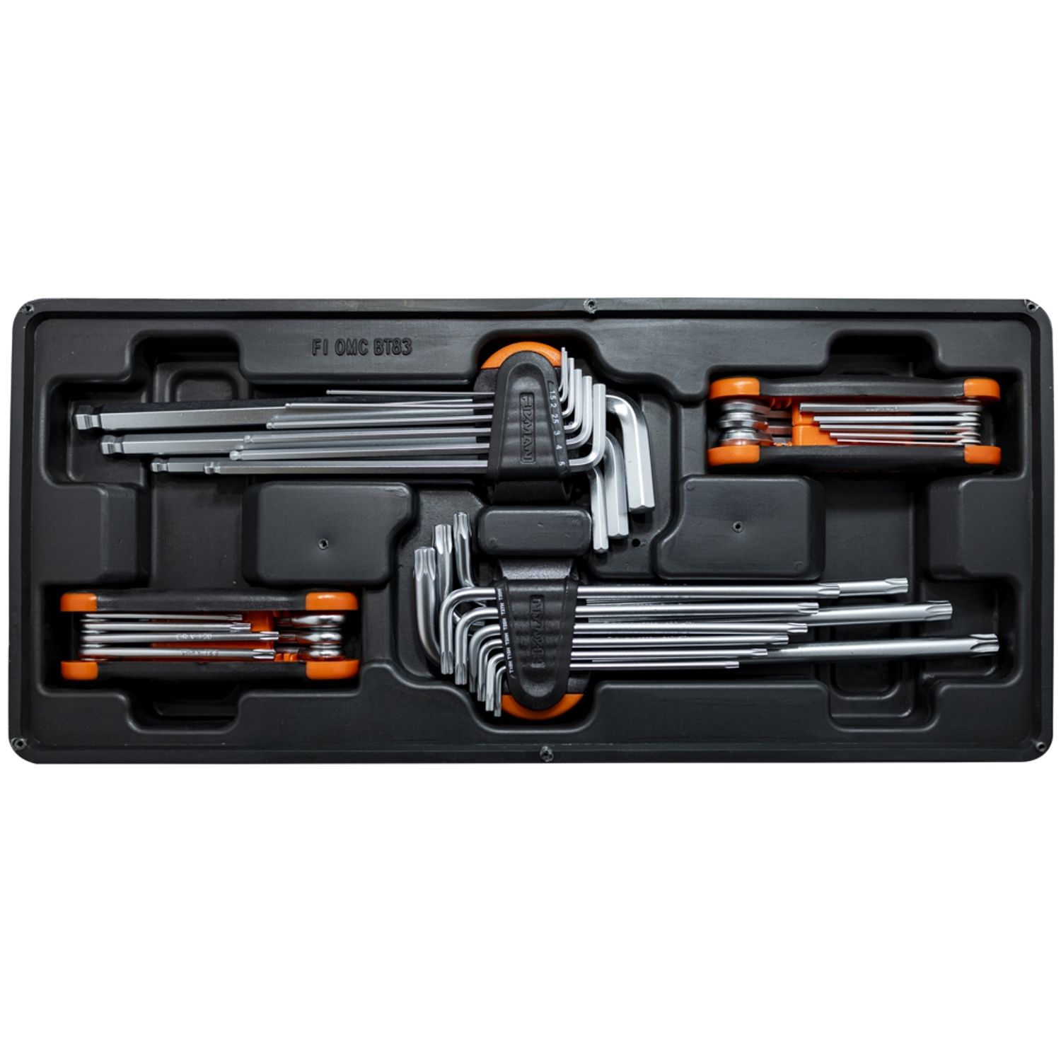 FIXMAN Tray 4 Piece Hex And Torx Key Set